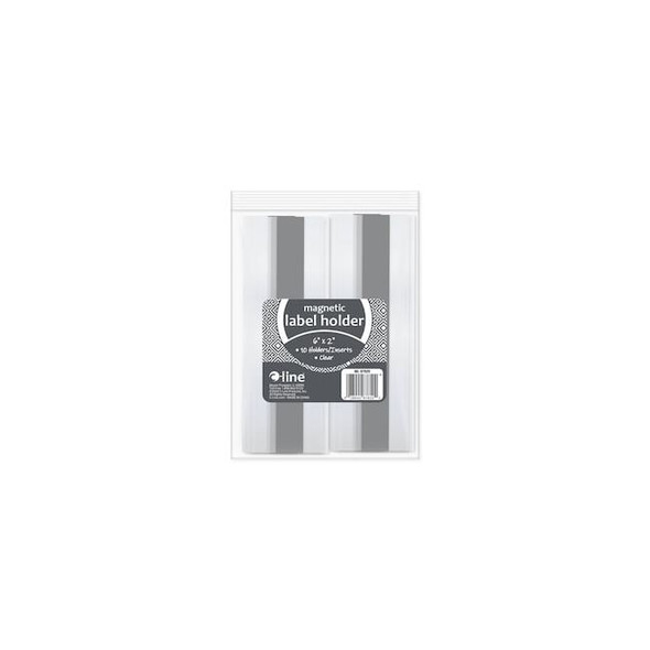 C-Line Products Label Holder,PVC,7 in H 87820