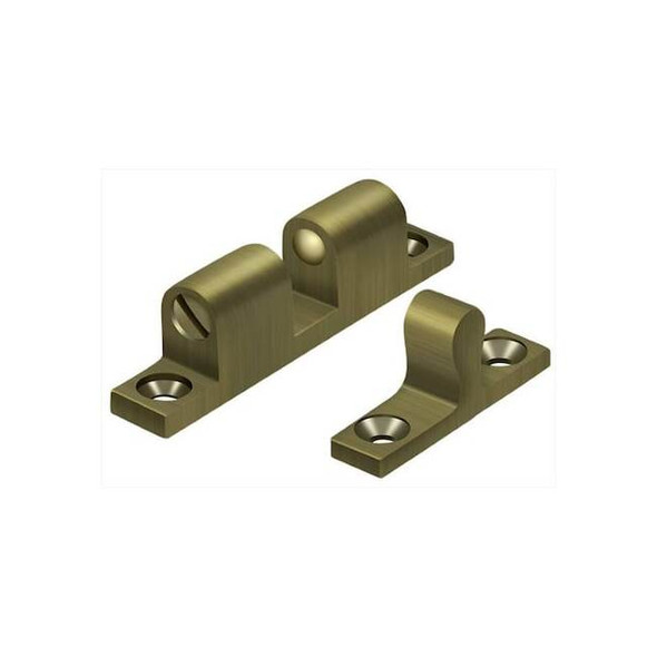 Deltana Ball Tension Catch 1-4/5" X 3/10" Antique Brass BTC10U5