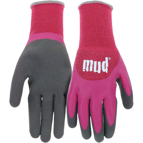 Mud Women's Bamboo Double Dip Pink Glove, S-M MD32001W-WSM