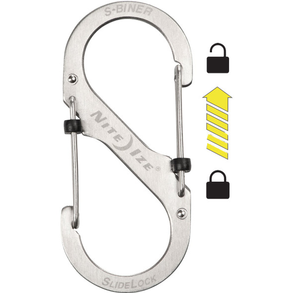 Nite Ize SlideLock Pet S-Biner SBLL4-11-R6