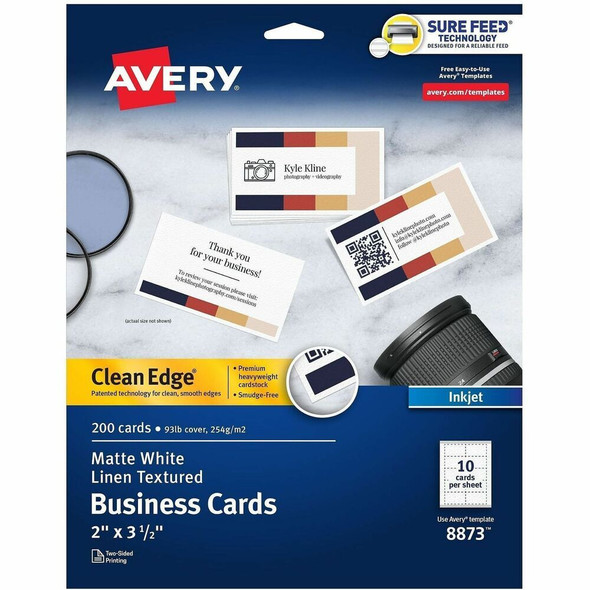 Avery&reg; Clean Edge Business Card 08873