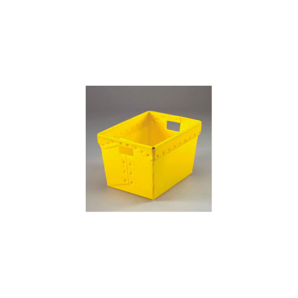 Global Industrial Corrugated Plastic Postal Nesting Tote 18-1/2""L x 13-1/4""W x