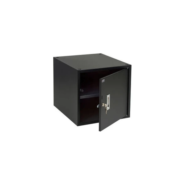 Global Industrial Stacking Steel Cabinet 17-1/4""W x 20""D Black