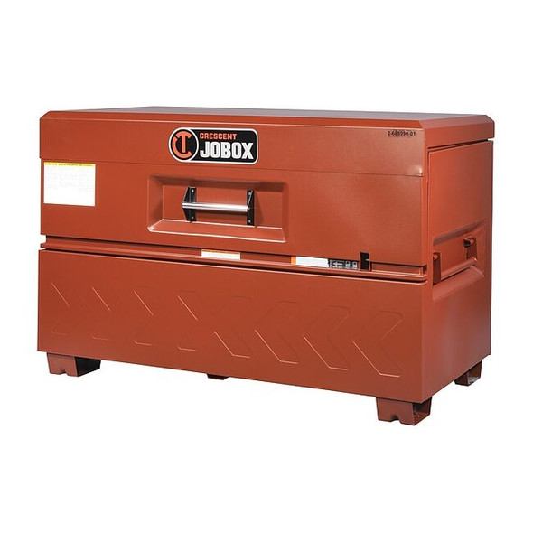 Piano-Style Jobsite Box, Brown, 60 in W x 31 in D x 39 in H