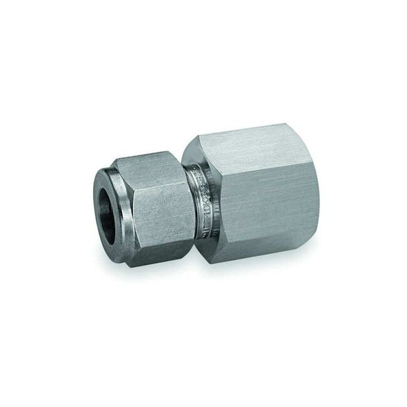 Ham-Let 3/8" x 15/32" LET-LOK x FNPT SS Female Connector 766L-SS-12MM X 3/8