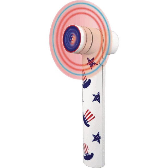 Magic Seasons Patriotic LED Light-Up Fan 768427 Pack of 9 940655