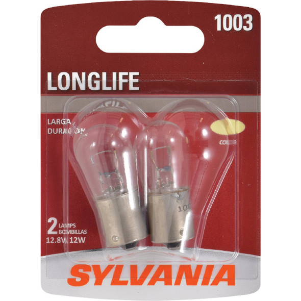 Sylvania 1003 Long Life 12V Mini Incandescent Automotive Bulb (2-Pack) 34491