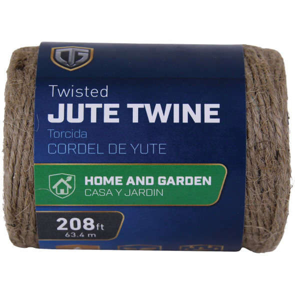 TruGuard 3 Ply x 208 Ft. Fine Natural Twisted Jute Twine 642071