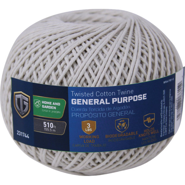 TruGuard #16 x 510 Ft. 1 Ply Natural Twisted Cotton Twine 641981