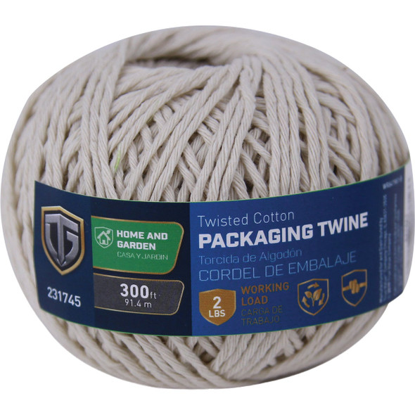 TruGuard #9 x 300 Ft. 1 Ply Natural Twisted Cotton Twine 641961