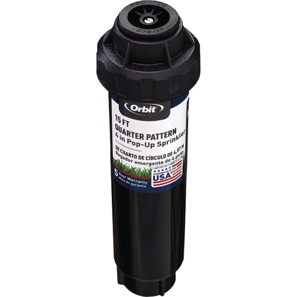 Orbit 4 In. Quarter-Circle Pop-Up Sprinkler 54344