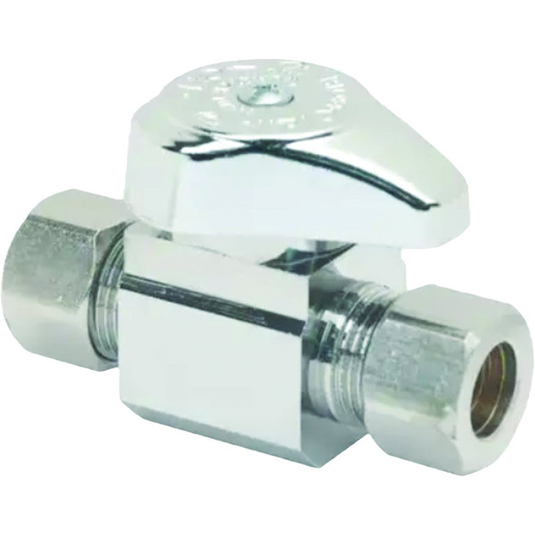 BrassCraft 3/8x3/8chr Strght Valve G2CR11X CD