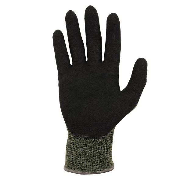 Ergodyne ANSI A4 Nitrile Coated CR Gloves, Green, Size XXL, PR 7042