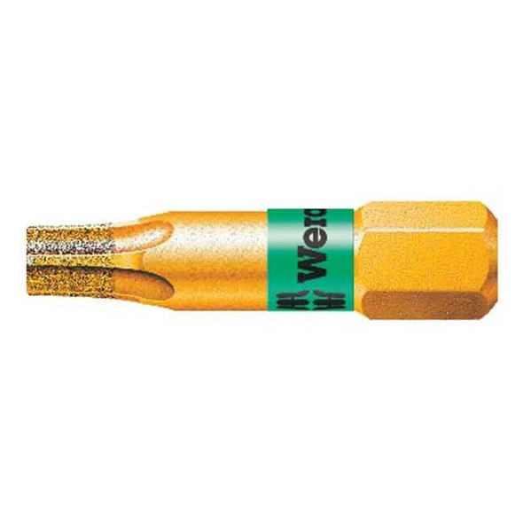 Wera Torsion Bit, SAE, 1/4", Hex, T30, 1", S2 Steel 05066108001