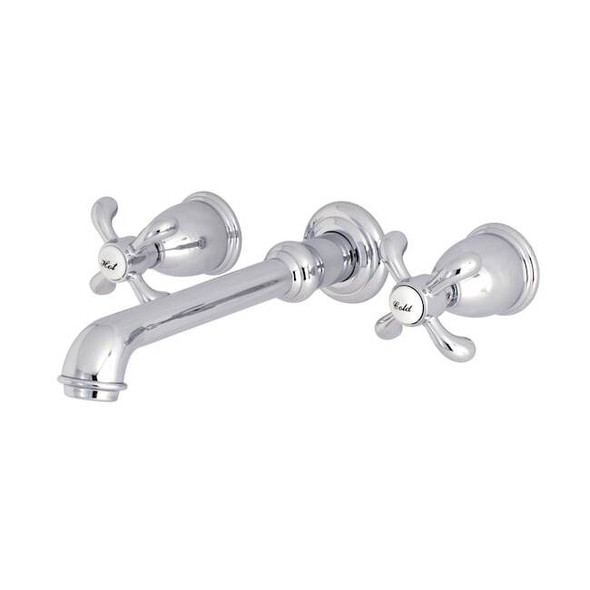 Kingston Brass Roman Tub Faucet, Polished Chrome, Wall Mount KS7021TX