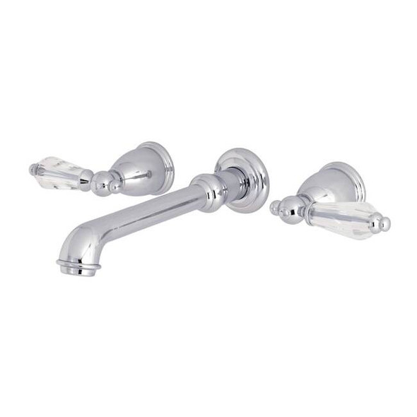 Kingston Brass Roman Tub Faucet, Polished Chrome, Wall Mount KS7021WLL