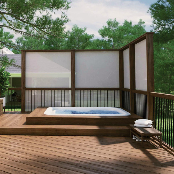 Coolaroo 6 Ft. x 15 Ft. Stone 70% UV Screening Shade 500894 846512