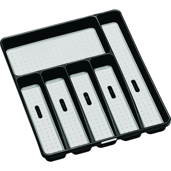 MadeSmart Classic 6 Compartment Silverware Tray, Carbon 95-24406-06