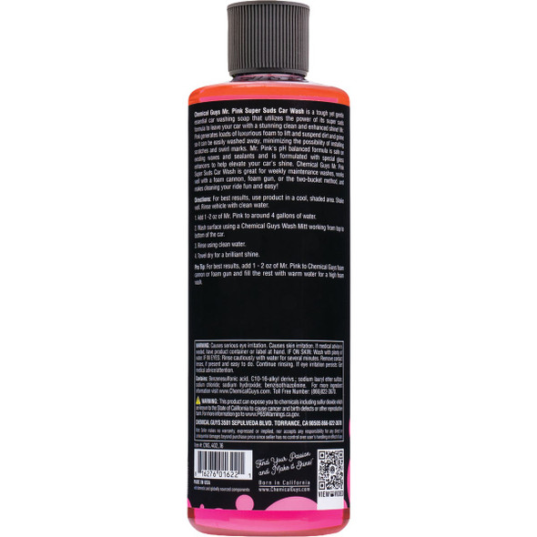 Chemical Guys 16 Oz. Mr. Pink Super Suds Car Wash Shampoo CWS_402_16 589865