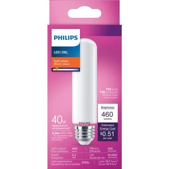 Philips T10 4.5W E26 SW Frosted 615377 527349
