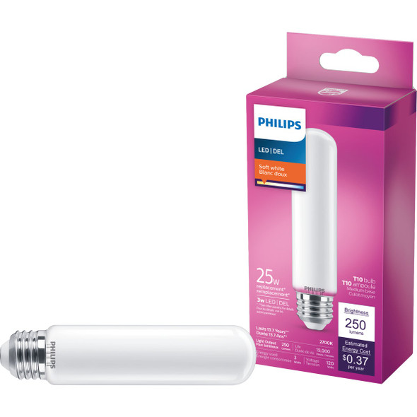 Philips T10 3W E26 SW Frosted 615369