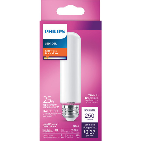 Philips T10 3W E26 SW Frosted 615369 526852