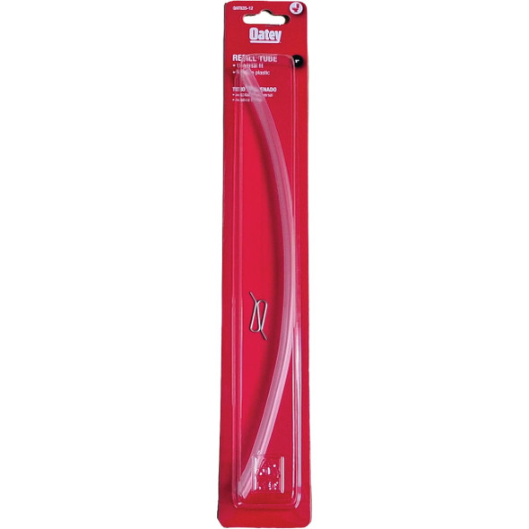 Oatey 1/4 In. x 9 In. Plastic Refill Tube with Clip OAT835-12