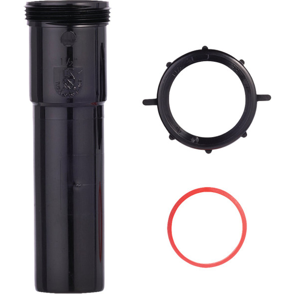 Plumb Pak 1-1/2 In. x 6 In. Black Plastic Slip-Joint Extension Tube PP40-6BK