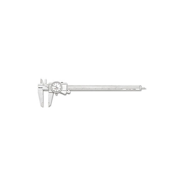 3202 Series Dial Caliper, 0 in-12 in, Stainless Steel