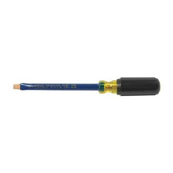Non-Sparking Insulated Slotted Screwdriver 5/16 in Round