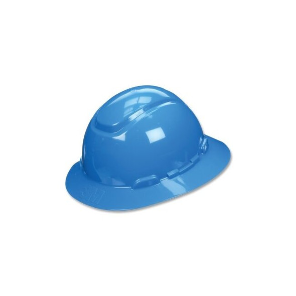 SecureFit™ Pressure Diffusion Ratchet Suspension w/UVicator Hard Hats and Caps, Full Brim, Blue