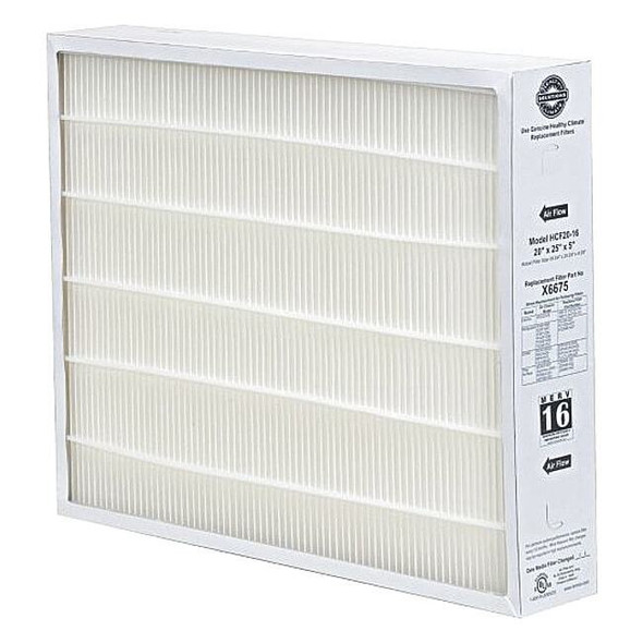 Lennox PleatedAirFilter,20inX25inX5in,MERV16 X6675