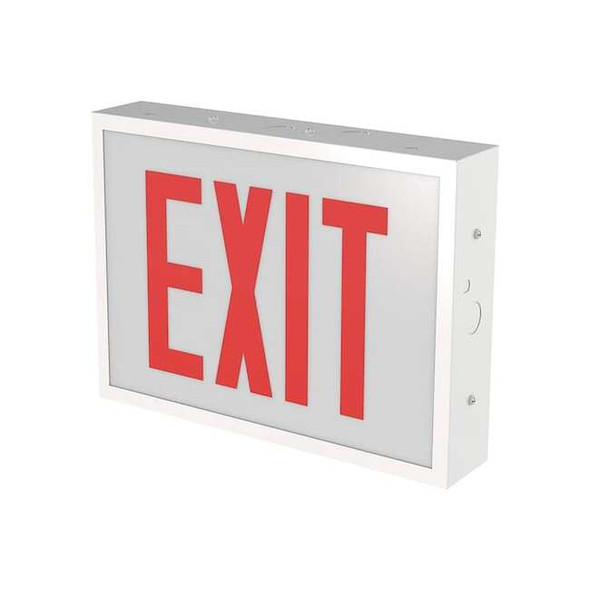 Lithonia Lighting Exit Sign,LED,Red/Green,12" D,8-7/8" H TCE RG M4