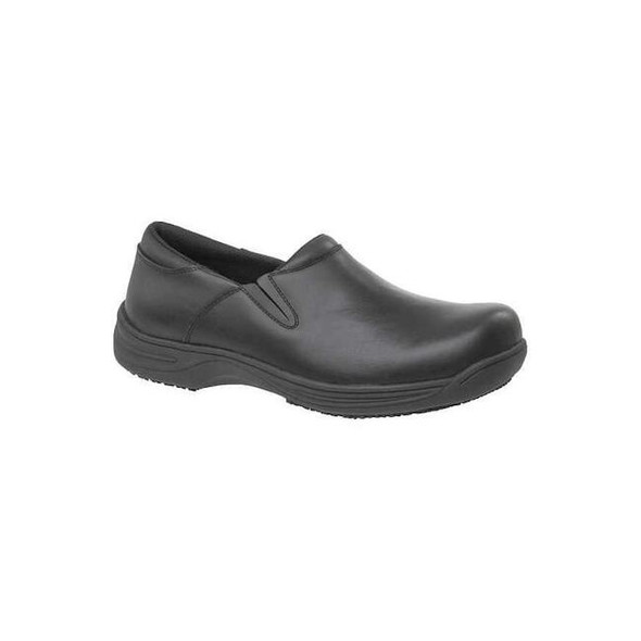 4700, Men's Loafer Shoe, 11 Wide, Leather, 4 in Height, Black