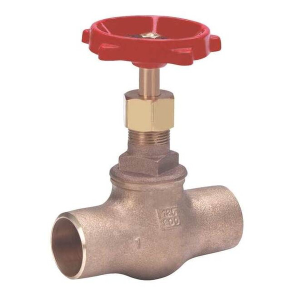 Milwaukee Valve Globe Valve,1",Bronze,Socket,200 psi 1502 1