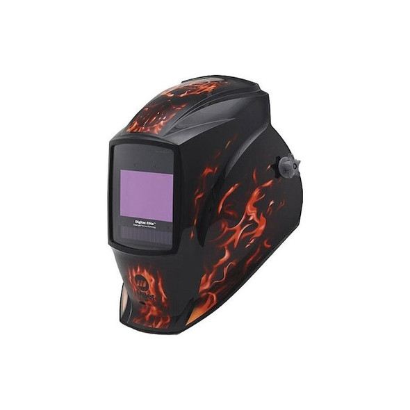 Miller Electric Welding Helmet,Black/Red 296772