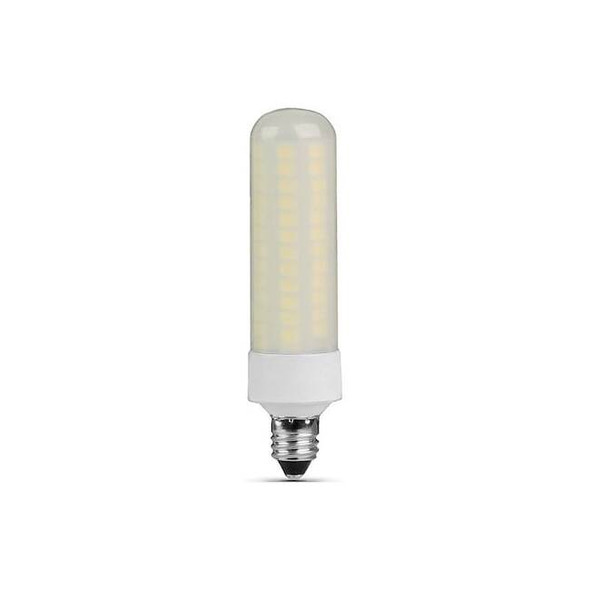 6.5 W, Compact LED Bulb, White, T4, 3000K Temp. Frosted, Dimmable