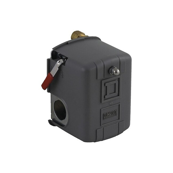 Pressure Switch, Standard, DPST, 1/4" MNPT, 70 to 150 psi Range, Polypropylene
