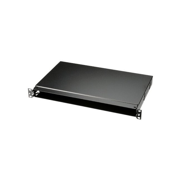 Pannet Rack,Fiber mount Tray,1RU,Blk FMT1