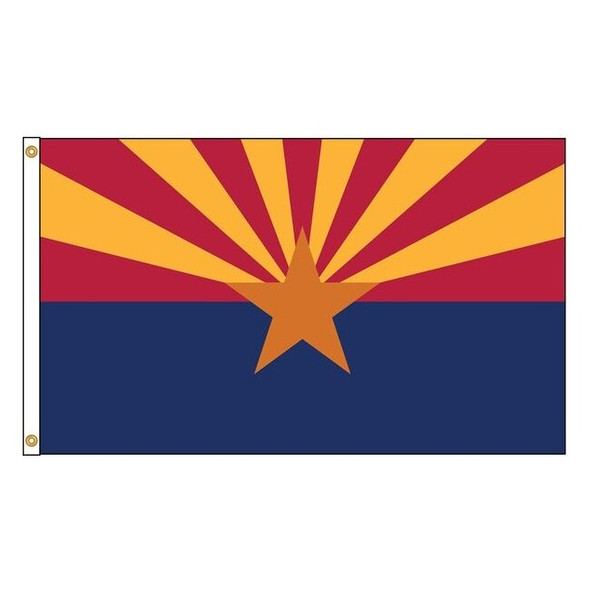 Annin Flagmakers Arizona Flag,5x8 Ft,Nylon 140280