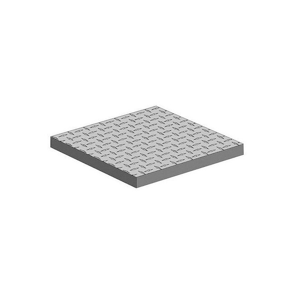 Manufacturer Varies Aluminum Plate,4 ft. L,6" W AP3003H22TP/188-6x48