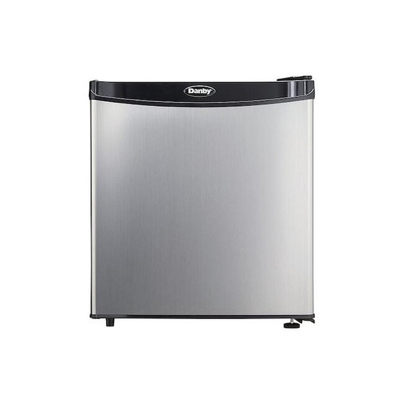 Danby Compact Fridge,1.6 cu ft,Silver,Mini DAR016A1BSLDB