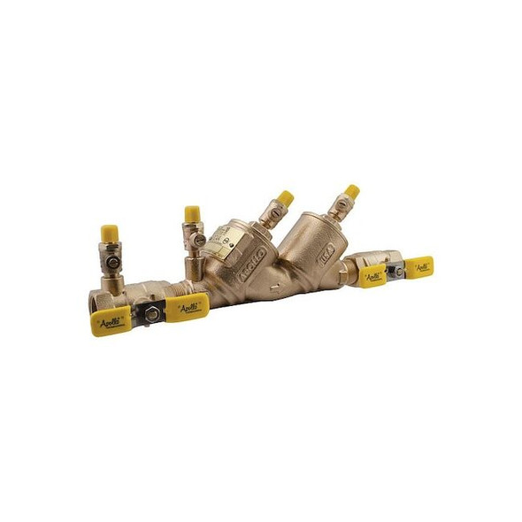 Apollo Valves Double Check Backflow Preventer,1/2 in 4A103A2F