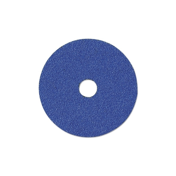BlueFire® F826P Coated-Fiber Disc, Ceramic/Zirconia Alumina, 4-1/2 in x 7/8 in, 36 Grit, Arbor Hole Pack of 25