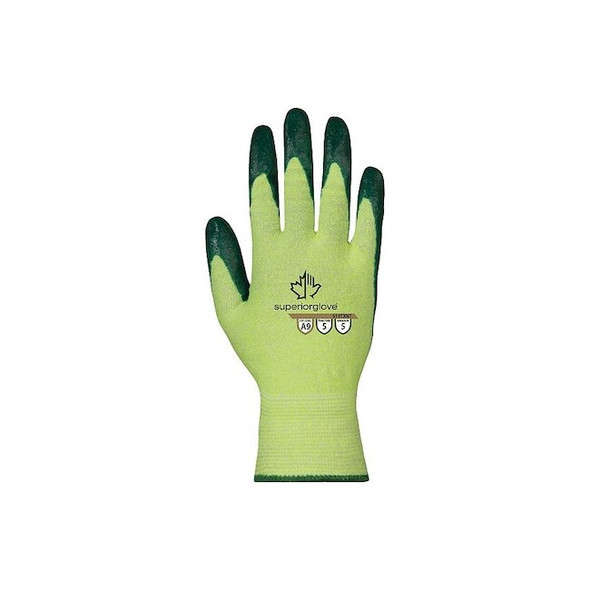Superior Glove Knit Gloves, Nitrile, Palm, 5 Abrasion Level, 1 PR S18TXNT-9