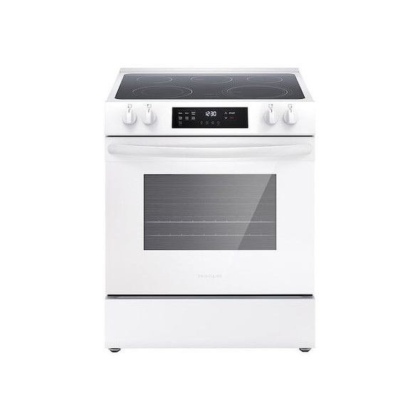 Frigidaire Oven Range, White, 36-3/8 in H, 30 in W FCFE3062AW