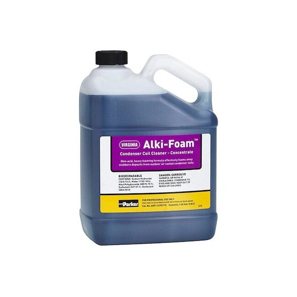 Virginia Coil Cleaner, 1 gal, Jug, Purple AKF1 ALKI-FOAM 1 GAL Pack of 4