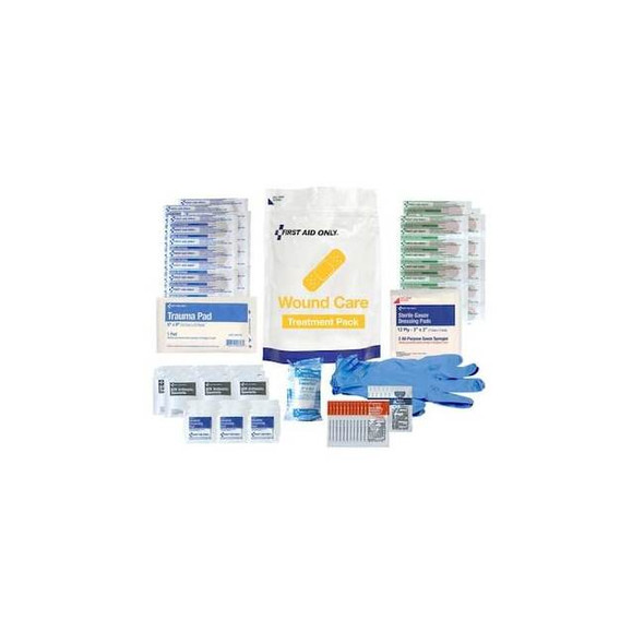 Wound Care Treatment Pack, Plastic Bag, 137 Components, 50 People Served