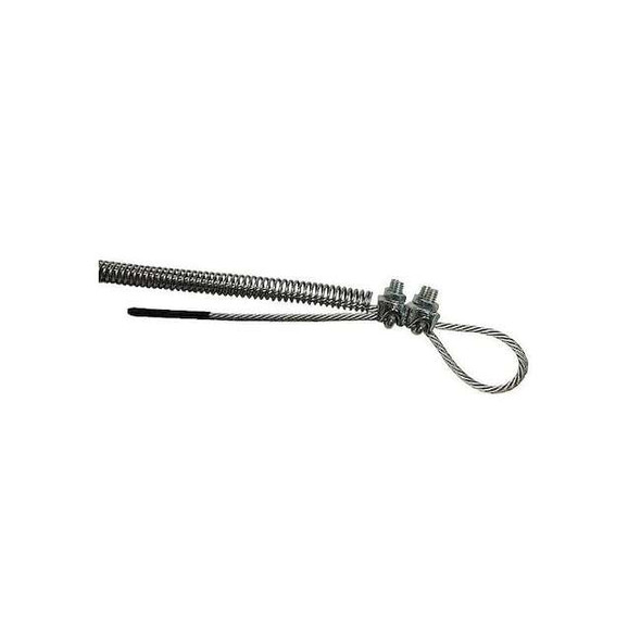 American Iron Works Hose Choker Cable,12"L,Steel,1/8"DIA CC094-FL