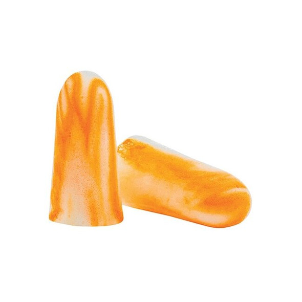 Softies Disposable Foam Uncorded Earplugs, Bullet Shape, 33 dB, Orange, 200 PK